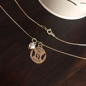 ‘Born to be Wild’ Silver & Gold Necklace